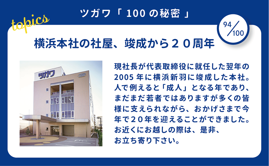 情報カード2025年9月/横浜本社の社屋竣成から20周年他